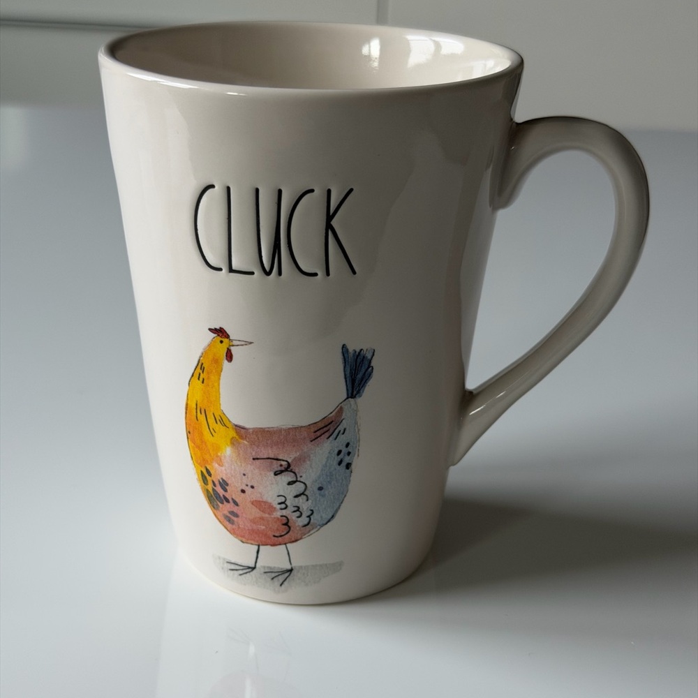 Rae Dunn Cluck Artisan Collection Ceramic Coffee Mug